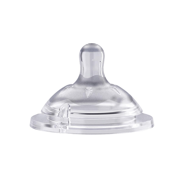 Силіконова соска Chicco Natural Feeling для каші 6м+ 2 шт (81057.20) - зображення 2