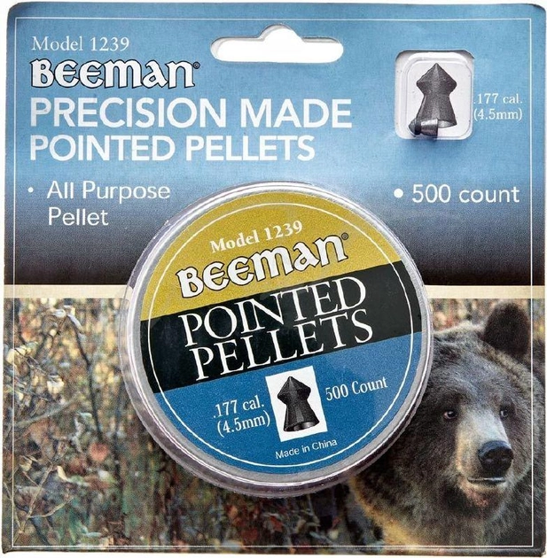 Свинцеві кулі Beeman Pointed 4,5 мм 0,55 г 500 шт (1429.06.29) - зображення 1