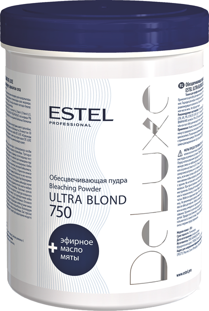 Пудра обесцвечивающая Estel Professional Ultra Blond De Luxe 750 г DL ...