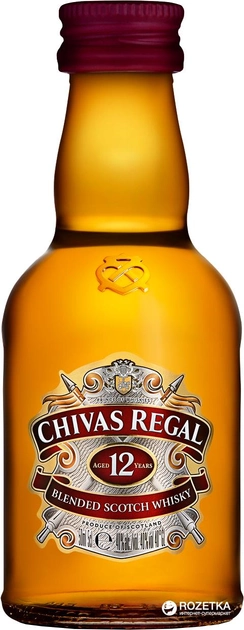 Виски Chivas Regal 12 лет выдержки 0.05 л 40% (080432400340) - изображение 1