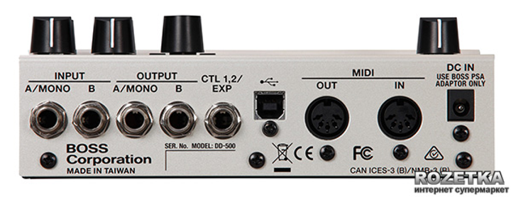ギター BOSS DD-500 + PSA-100 Педаль эффектов Boss DD-500 Digital Delay – фото, отзывы