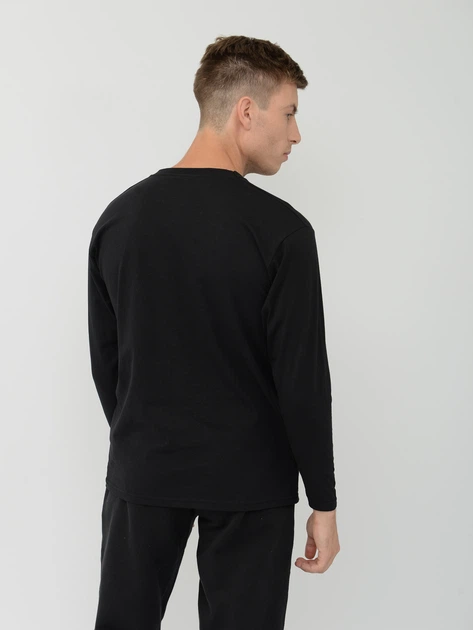 Лонгслив мужской Fruit of the loom 061038036 Val. L Черный (5000000004959) - изображение 2