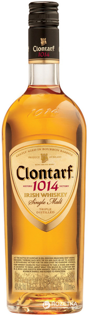 Виски Clontarf 1014 Single Malt 0.7 л 40% (5391338000233) - изображение 1