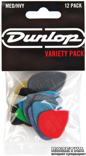 Медиаторы Dunlop PVP102 Pick Variety Pack Medium/Heavy (12 шт.) - изображение 2