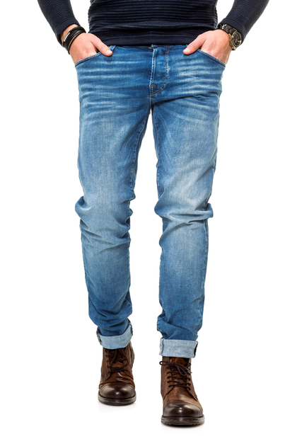 Джинсы Jack & Jones Slim Fit Blue Denim 29-30 синий (12124521) от ...