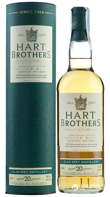 Виски Hart Brothers Glen Spey Vintage 20 YO 0.7 л 46% (5017750209138) - изображение 2