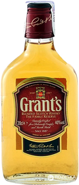 Виски Grant's Triple Wood 5 - 6 лет выдержки 0.2 л 40% (5010327208107) - изображение 1
