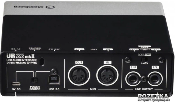 Аудиоинтерфейс Steinberg UR22 mkII – фото, отзывы, характеристики