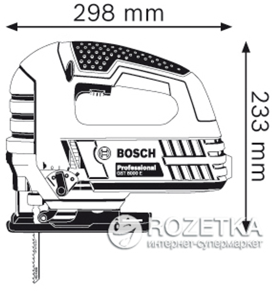 Лобзик електричний Bosch Professional GST 8000 E (060158H000) - зображення 3