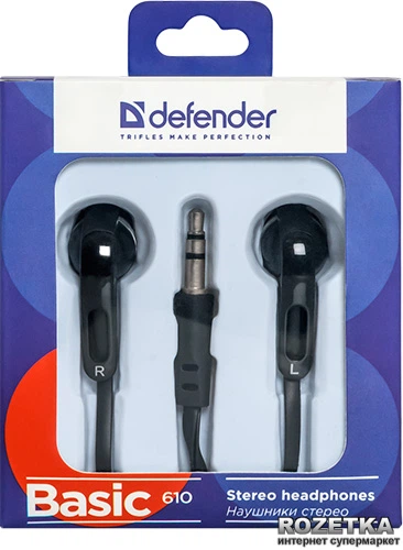 Навушники Defender Basic 610 Black (4714033636100) - зображення 3