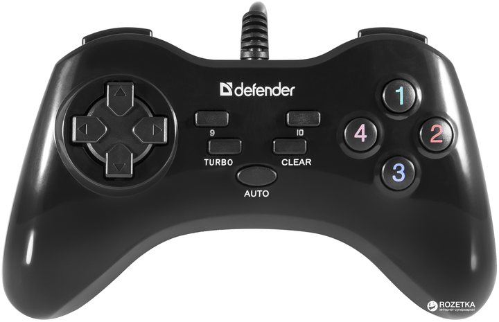 Дротовий геймпад Defender Game Master G2 PC Black (64258) – фото ...