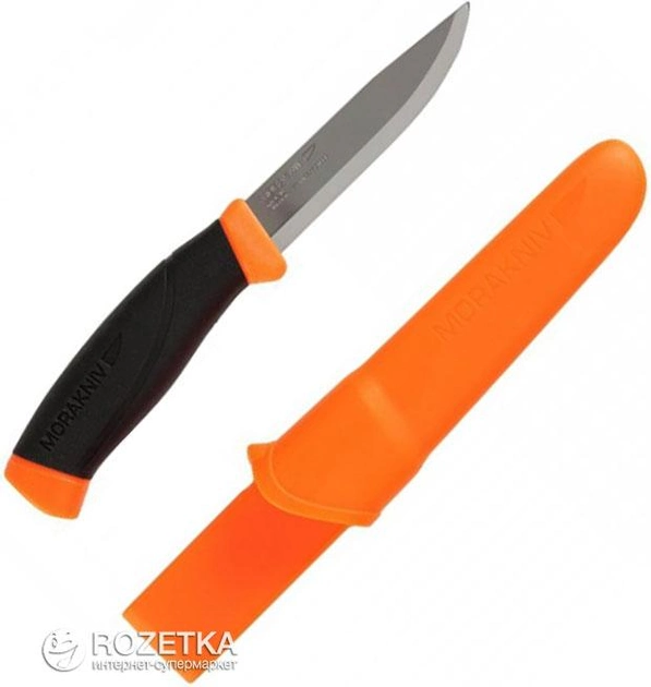 Туристический нож Morakniv Companion F Orange (11824) - изображение 2