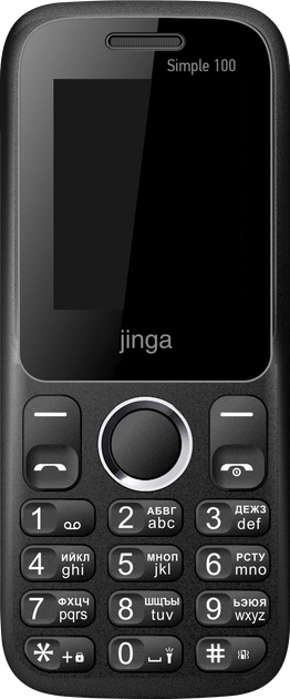 Мобильный телефон Jinga Simple F100 Black – фото, отзывы ...