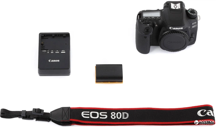 Фотоапарат Canon EOS 80D Body (1263C031) купити на ROZETKA