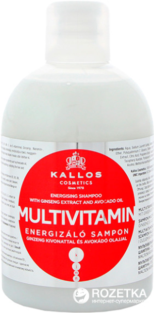 Акція на Шампунь Kallos Cosmetics KJMN1207 Multivitamin 1000 мл від Rozetka