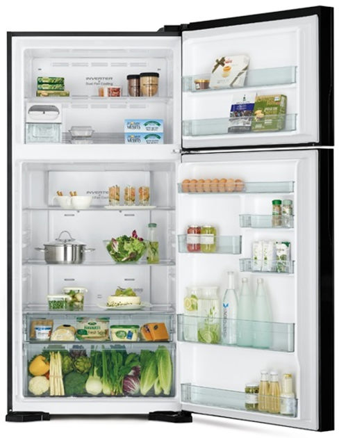 Двухкамерный холодильник HITACHI R-VG660PUC7GGR - изображение 2