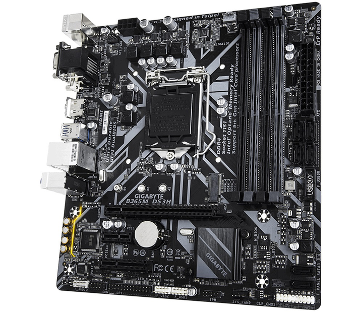 Материнська плата Gigabyte B365M DS3H Socket 1151 - зображення 3