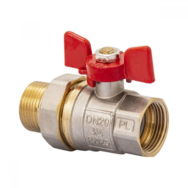 КРАН С АМЕРИКАНКОЙ 3/4 (ЛАТУННЫЙ ШАР) Ferro PL (FE0555) – фото, отзывы ...