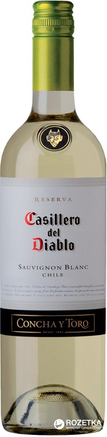 Вино Casillero del Diablo Sauvignon Blanc Reserva белое сухое 0.75 л 12 ...