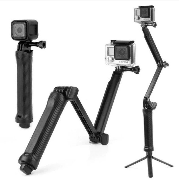 Монопод - штатив 3-Way - Grip / Arm / Tripod для екшн камер Eken, xiaomi, gopro, Sjcam - зображення 2