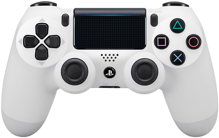 Беспроводной геймпад PlayStation Dualshock 4 v2 Glacier White для PS4 ...