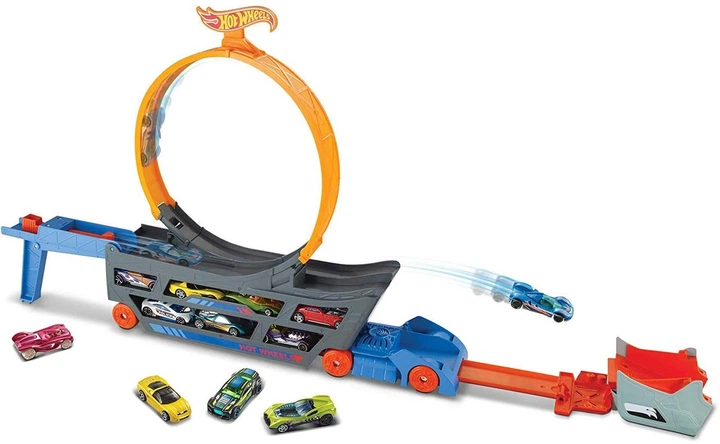 Хот Вилс Автовоз Трек трансформер Трюки и Гонки Hot Wheels Stunt