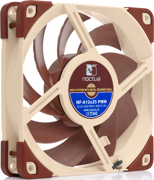 Вентилятор Noctua NF-A12x25 PWM - изображение 2