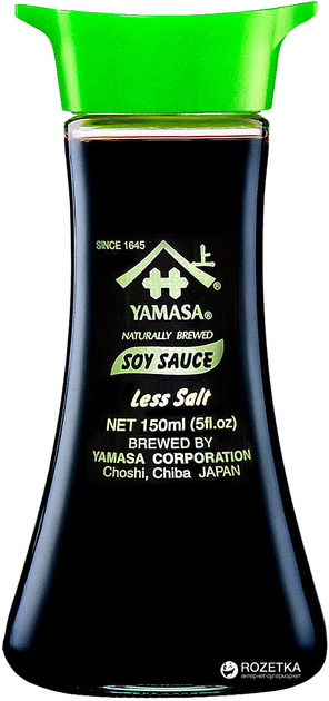 Соевый соус Yamasa Less Salt Soy Sauce 150 г (4903001011128) – купить в ...