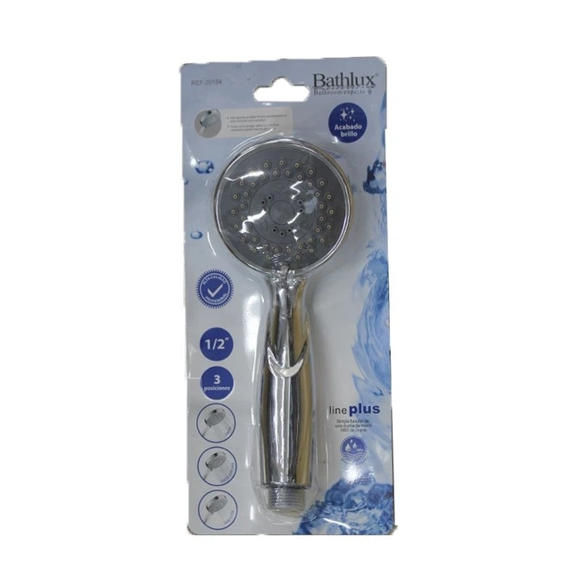 Ручная лейка пластиковая с количеством типов струи на 3 режима Bathlux ...