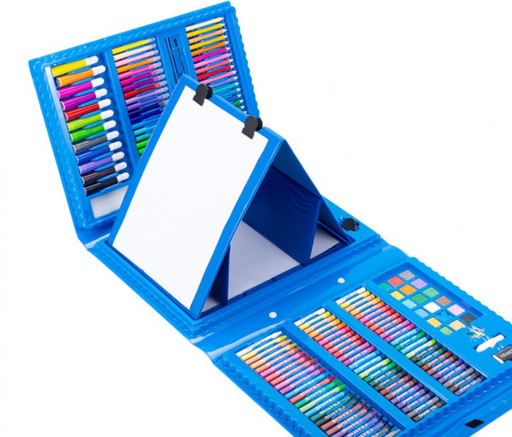 Набор для рисования Art Set (176 предметов) с мольбертом в чемоданчике ...