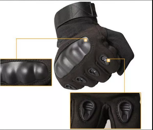 Перчатки тактические Закрытые с усиленным протектором OAKLEY Black размер L - изображение 2