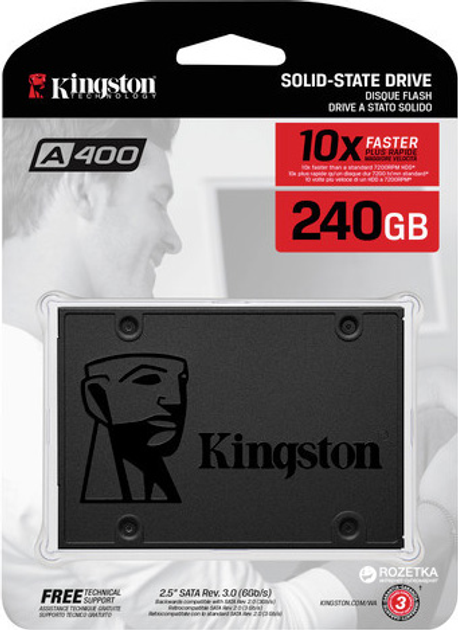 SSD диск Kingston SSDNow A400 240GB 2.5