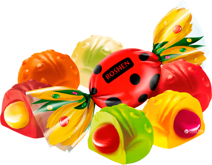 Конфеты желейные Roshen Солнечный Жук 1 кг (4823077603952_4823077603945 ...