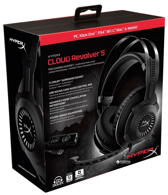 Наушники HyperX Cloud Revolver S (HX-HSCRS-GM/EE) купить в