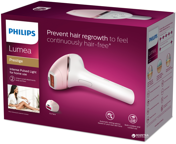 Фотоепілятор PHILIPS Lumea Prestige BRI950/00 - зображення 9