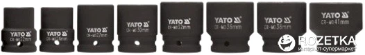 Набір ударних головок YATO 3/4" 22-41 мм 8 предметів YT-1115 (5906083911156) - зображення 2