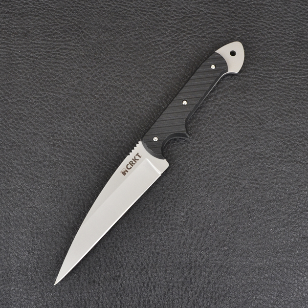 Ніж фіксований CRKT Dragon Knife Fighting Silver-Black (довжина: 236мм, лезо: 111мм) - зображення 2