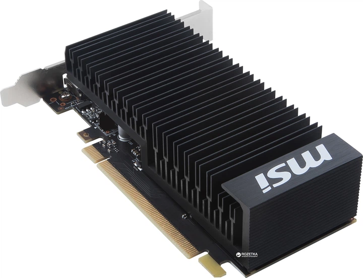 Відеокарта MSI PCI-Ex GeForce GT 1030 Low Profile OC 2GB DDR4 (64bit) (1189/2100) (HDMI, DisplayPort) (GT 1030 2GHD4 LP OC) - зображення 5