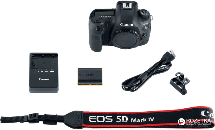 Фотоаппарат Canon EOS 5D Mark IV Body Black (1483C027) купить на