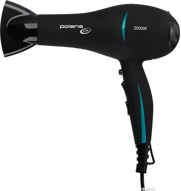 Фен POLARIS PHD 2033Ti Black with green - изображение 1