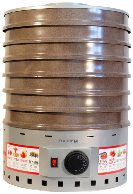Сушилка для овощей и фруктов PROFITM ЕСП-02 Серый 20 л (PM20217005) - изображение 3