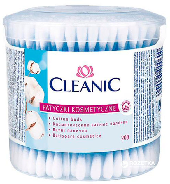Ватные палочки Cleanic Классик 200 шт (5900095000600) – низкие цены ...