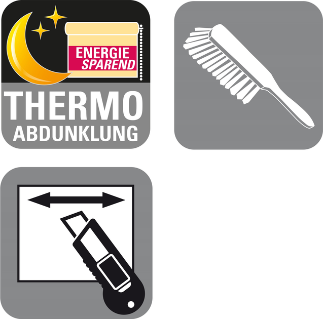 Ролета тканинна De Zon Thermo Mini 25 x 150 см Пісочна (DZ34515025) - зображення 2