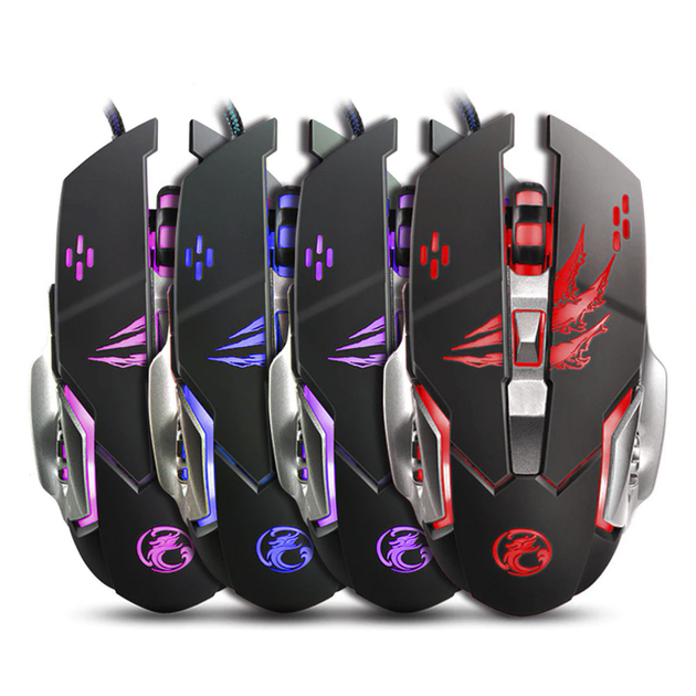 Мышь Apedra A8 Черный USB игровая проводная оптическая 6 клавиш 3200 DPI - изображение 10