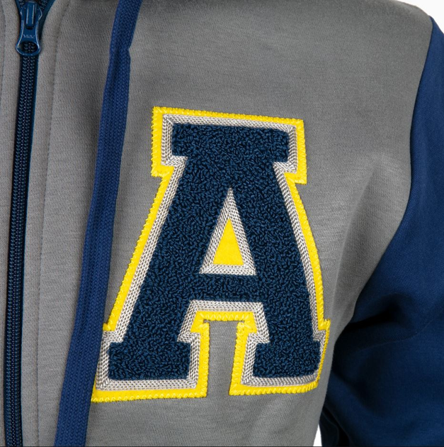 Толстовка JINX World of Warcraft Hoodie - Alliance Varsity Dark Grey/Navy, 2XL - изображение 3