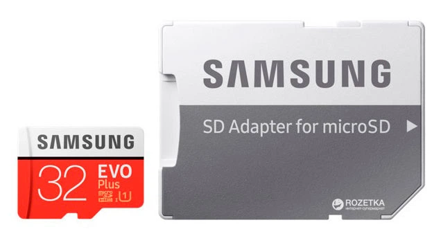 Карта памяти Samsung microSDHC 32GB EVO Plus UHS-I Class 10 (MB