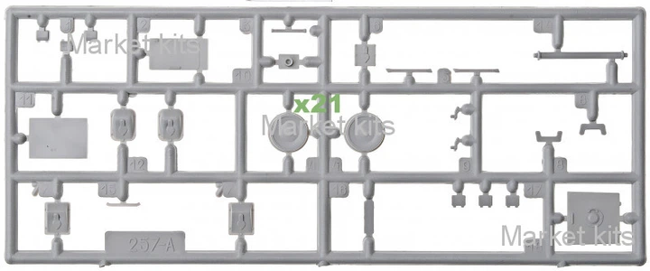 Разведывательный бронепоезд Le.Sp 1:72 UNIMODELS (UM261) - изображение 5