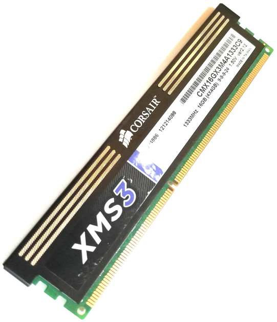 Игровая оперативная память Corsair DDR3 4Gb 1333MHz PC3 10600U 2R8