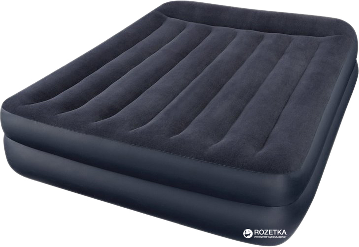 Надувне ліжко - матрац з насосом Intex 203 х 152 х 42 см (64124) - зображення 1