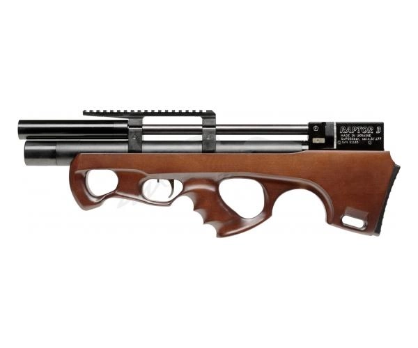 Гвинтівка пневматична, воздушка Raptor 3 Compact HP PCP кал. 4,5 мм. Колір - коричневий. 39930056 - зображення 1